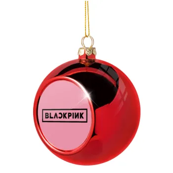 BLACKPINK, Christmas tree ball Red 8cm