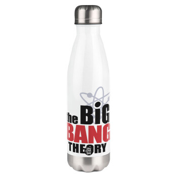 The Big Bang Theory, Metal mug thermos White (Stainless steel), double wall, 500ml