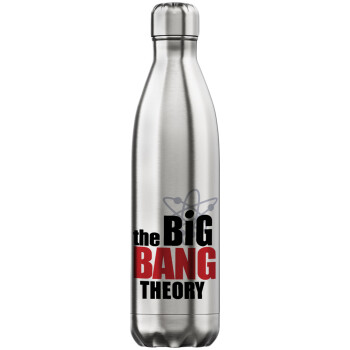 The Big Bang Theory, Μεταλλικό παγούρι θερμός Inox (Stainless steel), διπλού τοιχώματος, 750ml