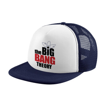 The Big Bang Theory, Καπέλο παιδικό Soft Trucker με Δίχτυ ΜΠΛΕ ΣΚΟΥΡΟ/ΛΕΥΚΟ (POLYESTER, ΠΑΙΔΙΚΟ, ONE SIZE)