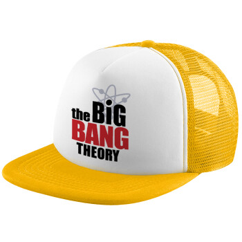 The Big Bang Theory, Καπέλο Soft Trucker με Δίχτυ Κίτρινο/White 