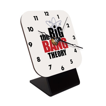 The Big Bang Theory, Quartz Wooden table clock with hands (10cm)