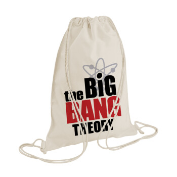 The Big Bang Theory, Τσάντα πλάτης πουγκί GYMBAG natural (28x40cm)