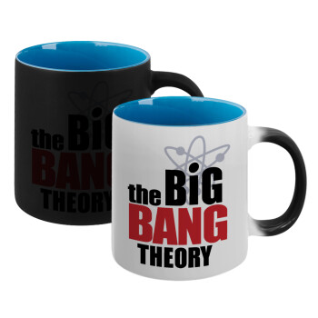 The Big Bang Theory, Κούπα Μαγική εσωτερικό μπλε, κεραμική 330ml που αλλάζει χρώμα με το ζεστό ρόφημα (1 τεμάχιο)