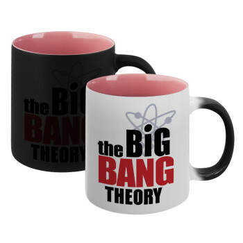 The Big Bang Theory, Κούπα Μαγική εσωτερικό ΡΟΖ, κεραμική 330ml που αλλάζει χρώμα με το ζεστό ρόφημα
