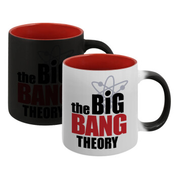 The Big Bang Theory, Κούπα Μαγική εσωτερικό κόκκινο, κεραμική, 330ml που αλλάζει χρώμα με το ζεστό ρόφημα (1 τεμάχιο)