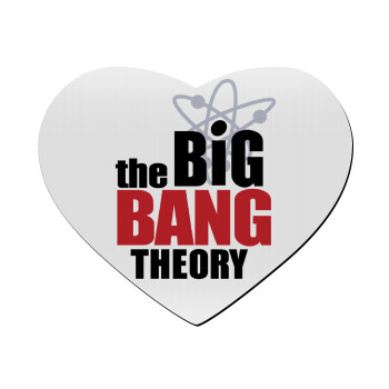 The Big Bang Theory, Mousepad καρδιά 23x20cm
