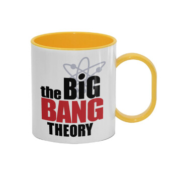 The Big Bang Theory, Κούπα (πλαστική) (BPA-FREE) Polymer Κίτρινη για παιδιά, 330ml