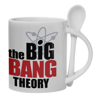 The Big Bang Theory, Ceramic coffee mug with Spoon, 330ml (1pcs)