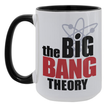 The Big Bang Theory, Κούπα Mega 15oz, κεραμική Μαύρη, 450ml