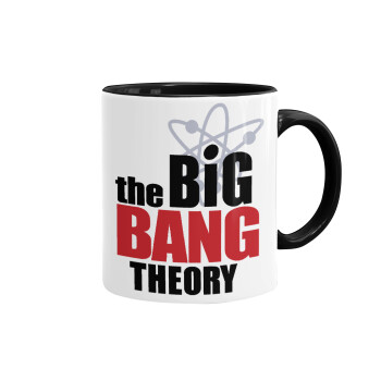 The Big Bang Theory, Κούπα χρωματιστή μαύρη, κεραμική, 330ml
