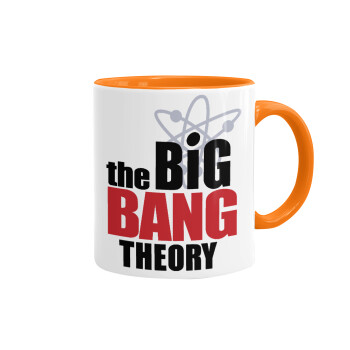 The Big Bang Theory, Mug colored orange, ceramic, 330ml