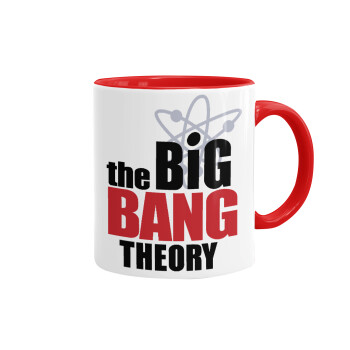 The Big Bang Theory, Κούπα χρωματιστή κόκκινη, κεραμική, 330ml