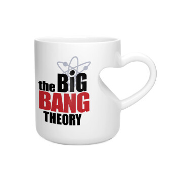 The Big Bang Theory, Κούπα καρδιά λευκή, κεραμική, 330ml