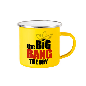 The Big Bang Theory, Κούπα Μεταλλική εμαγιέ Κίτρινη 360ml