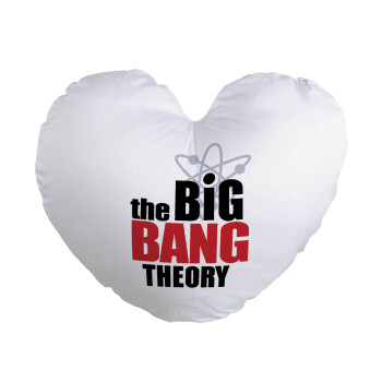 The Big Bang Theory, Μαξιλάρι καναπέ καρδιά 40x40cm περιέχεται το  γέμισμα