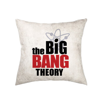 The Big Bang Theory, Μαξιλάρι καναπέ Δερματίνη Γκρι 40x40cm με γέμισμα