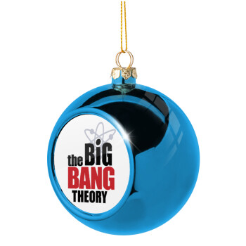 The Big Bang Theory, Blue Christmas tree ball ornament 8cm