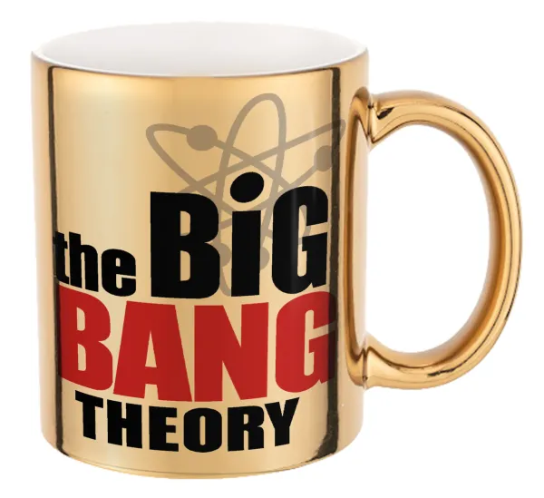 The Big Bang Theory — Mug ceramic, gold mirror, 330ml