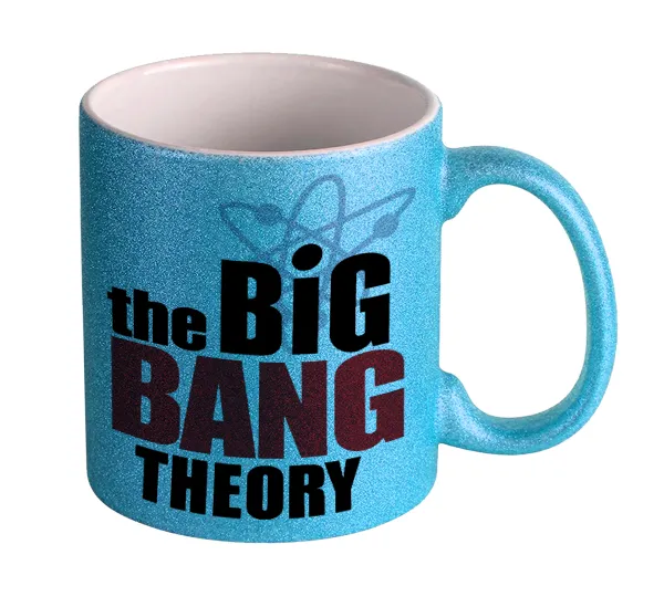The Big Bang Theory — Κούπα Σιέλ Glitter που γυαλίζει, κεραμική, 330ml