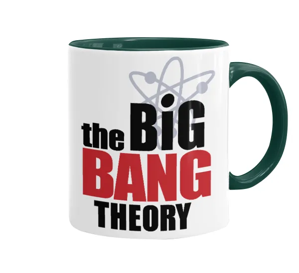 The Big Bang Theory — Κούπα χρωματιστή πράσινη, κεραμική, 330ml