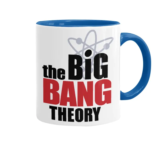 The Big Bang Theory — Mug colored blue, ceramic, 330ml