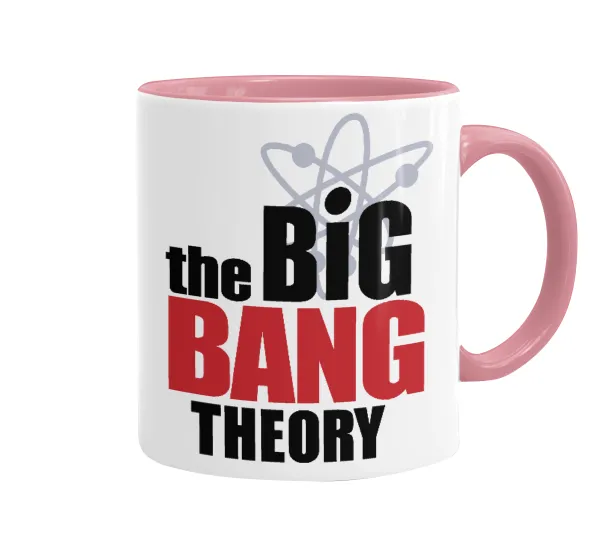 The Big Bang Theory — Mug colored pink, ceramic, 330ml