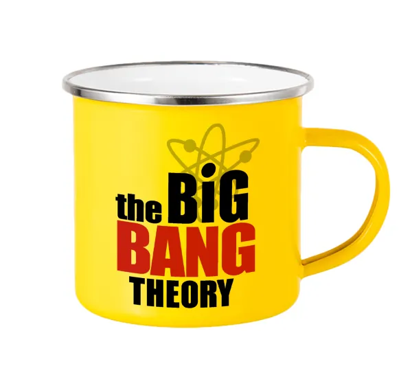 The Big Bang Theory — Yellow Enamel Metallic Cup 360ml