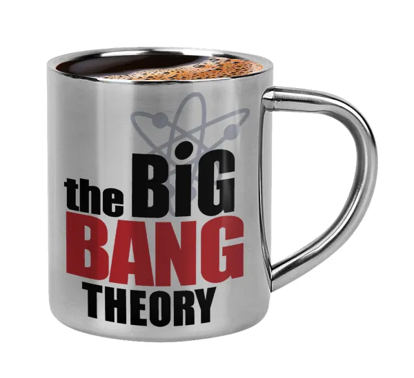 The Big Bang Theory — Double-wall metal cup for espresso (220ml)