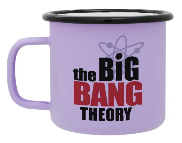 The Big Bang Theory — Κούπα Μεταλλική εμαγιέ ΜΑΤ Light Pastel Purple 360ml