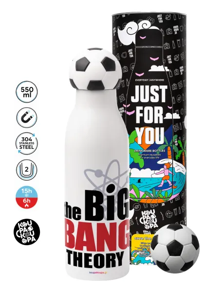 The Big Bang Theory — Soccer Metal mug thermos, double wall, 550ml