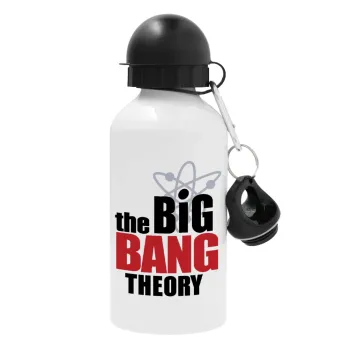 The Big Bang Theory, Μεταλλικό παγούρι νερού, Λευκό, αλουμινίου 500ml
