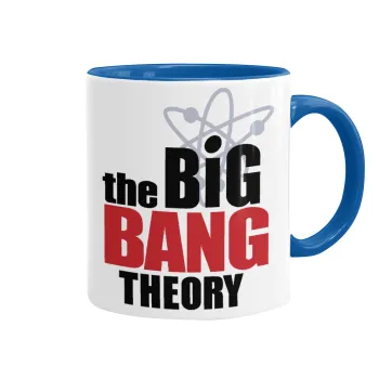 The Big Bang Theory, Κούπα χρωματιστή μπλε, κεραμική, 330ml