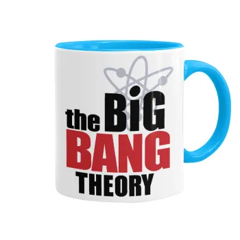 The Big Bang Theory, Κούπα χρωματιστή γαλάζια, κεραμική, 330ml