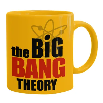 The Big Bang Theory, Ceramic coffee mug yellow, 330ml