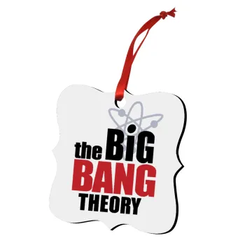 The Big Bang Theory, Christmas ornament polygon wooden 7.5cm