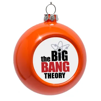 The Big Bang Theory, Στολίδι Χριστουγεννιάτικη μπάλα δένδρου Πορτοκαλί 8cm