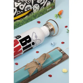 The Big Bang Theory, Πασχαλινή Λαμπάδα με παγούρι μεταλλικό (620ml, stainless steel) & κερί αρωματικό πλακέ (30cm) (ΤΙΡΚΟΥΑΖ)