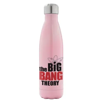 The Big Bang Theory, Metal mug thermos Pink Iridiscent (Stainless steel), double wall, 500ml