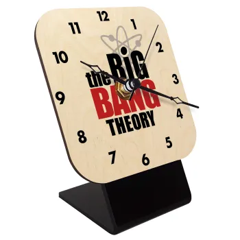 The Big Bang Theory, Επιτραπέζιο ρολόι σε φυσικό ξύλο (10cm)