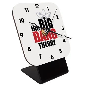 The Big Bang Theory, Επιτραπέζιο ρολόι ξύλινο με δείκτες (10cm)