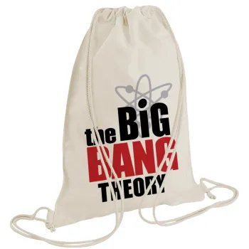 The Big Bang Theory, Τσάντα πλάτης πουγκί GYMBAG natural (28x40cm)