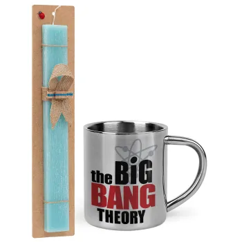 The Big Bang Theory, Πασχαλινή Λαμπάδα με μεταλλική κούπα θερμό (300ml) & κερί αρωματικό πλακέ (30cm) (ΤΙΡΚΟΥΑΖ)
