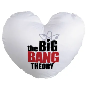 The Big Bang Theory, Μαξιλάρι καναπέ καρδιά 40x40cm περιέχεται το  γέμισμα