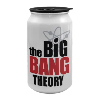 The Big Bang Theory, Κούπα ταξιδιού μεταλλική με καπάκι (tin-can) 500ml