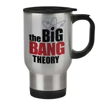 The Big Bang Theory, Κούπα ταξιδιού ανοξείδωτη με καπάκι, διπλού τοιχώματος (θερμό) 450ml