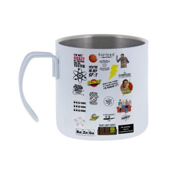 The Big Bang Theory pattern, Mug Stainless steel double wall 400ml