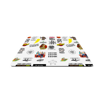 The Big Bang Theory pattern, Mousepad ορθογώνιο 27x19cm