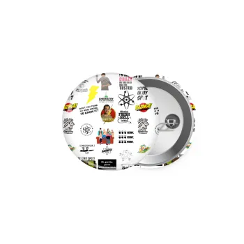 The Big Bang Theory pattern, Κονκάρδα παραμάνα 5cm