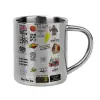 Mug Stainless steel double wall 300ml